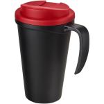 Americano® Grande 350 ml mug with spill-proof lid Black/red