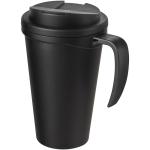 Americano® Grande 350 ml mug with spill-proof lid Black/black