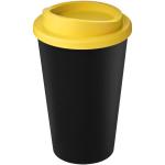 Americano® Eco 350 ml recycled tumbler Black/yellow