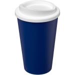 Americano® Eco 350 ml recycled tumbler Blue/white