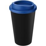 Americano® Eco 350 ml recycelter Becher, schwarz Schwarz, Mid Blue