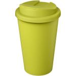 Americano® Eco 350 ml recycelter Becher mit auslaufsicherem Deckel Limone