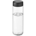 H2O Active® Vibe 850 ml Sportflasche mit Drehdeckel Transparent schwarz