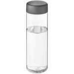 H2O Active® Vibe 850 ml screw cap water bottle Transparent grey