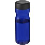 H2O Active® Eco Base 650 ml Sportflasche mit Drehdeckel, blau Blau,schwarz