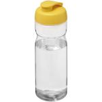 H2O Active® Base Tritan™ 650 ml flip lid sport bottle Transparent yellow