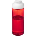 H2O Active® Octave Tritan™ 600-ml-Sportflasche mit Klappdeckel Rot/weiß