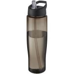 H2O Active® Eco Tempo 700 ml spout lid sport bottle, charcoal Charcoal,black