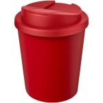 Americano® Espresso Eco 250 ml recycelter Isolierbecher mit auslaufsicherem Deckel Rot