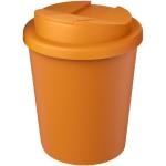 Americano® Espresso Eco 250 ml recycled tumbler with spill-proof lid Orange