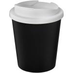 Americano® Espresso Eco 250 ml recycelter Isolierbecher mit auslaufsicherem Deckel Schwarz/weiss