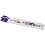 Tait 15 cm house-shaped recycled plastic ruler White