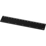 Refari 15 cm recycled plastic ruler Black