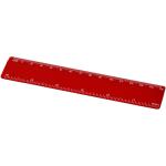 Refari 15 cm recycled plastic ruler Red