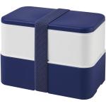 MIYO double layer lunch box Indyblue/icewhite