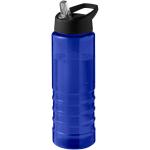 H2O Active® Eco Treble 750 ml spout lid sport bottle, blue Blue,black