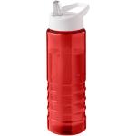 H2O Active® Eco Treble 750 ml Sportflasche mit Stülpdeckel Rot/weiß