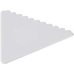 Frosty triangular recycled plastic ice scraper Weiß
