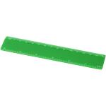 Renzo 15 cm plastic ruler Green