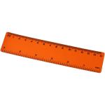 Rothko 15 cm plastic ruler Orange