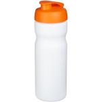Baseline® Plus 650 ml Sportflasche mit Klappdeckel Weiß/orange