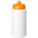 Baseline® Plus grip 500 ml sports lid sport bottle White/orange