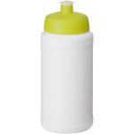 Baseline® Plus 500 ml Flasche mit Sportdeckel, weiß Weiß, lindgrün
