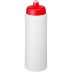 Baseline® Plus grip 750 ml sports lid sport bottle Transparent red