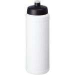 Baseline® Plus grip 750 ml Sportflasche mit Sportdeckel Weiß/schwarz