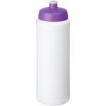 Baseline® Plus grip 750 ml Sportflasche mit Sportdeckel Weiß/lila