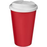 Americano® 350 ml Isolierbecher mit auslaufsicherem Schraubverschluss Rot/weiß