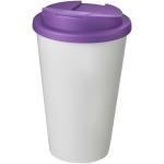 Americano® 350 ml tumbler with spill-proof lid White/purple