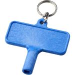 Largo plastic radiator key with keychain Aztec blue