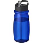 H2O Active® Pulse 600 ml Sportflasche mit Ausgussdeckel, blau Blau,schwarz