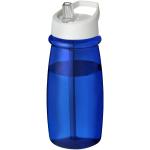 H2O Active® Pulse 600 ml Sportflasche mit Ausgussdeckel Blau/weiß