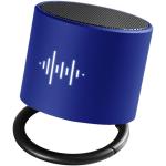 SCX.design S26 light-up ring speaker, reflex blue Reflex blue, wood
