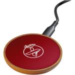 SCX.design W13 10W wooden wireless charging station Mid red