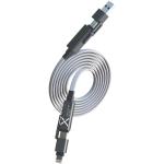 SCX.design C58 60 W magnetisches Flachladekabel Grau