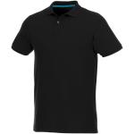 Beryl Poloshirt aus GOTS Bio-Recyclingmaterial für Herren, schwarz Schwarz | XS