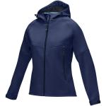 Coltan women’s GRS recycled softshell jacket, navy Navy | S