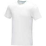 Azurite short sleeve men’s GOTS organic t-shirt, white White | XS