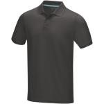 Graphite short sleeve men’s GOTS organic polo, graphite Graphite | XS