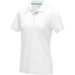 Graphite Poloshirt aus GOTS-zertifizierter Bio-Baumwolle für Damen, weiß Weiß | XS