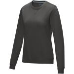 Jasper women’s GOTS organic recycled crewneck sweater, graphite Graphite | XS