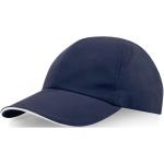 Morion 6 panel GRS recycled cool fit sandwich cap Navy