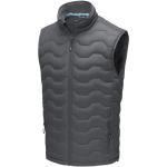 Epidote men's GRS recycled insulated down bodywarmer, graphite Graphite | XS