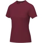 Nanaimo short sleeve women's t-shirt, burgundy Burgundy | XS