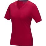 Kawartha T-Shirt für Damen mit V-Ausschnitt, rot Rot | XS