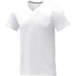 Somoto short sleeve men's V-neck t-shirt, white White | XS