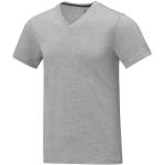 Somoto short sleeve men's V-neck t-shirt, heather smoke Heather smoke | XS